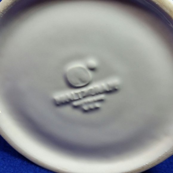 Pfaltzgraff Blue Village Creamer Stoneware Blue Flowers Blue Trim Pre-Owned - Picture 10 of 10